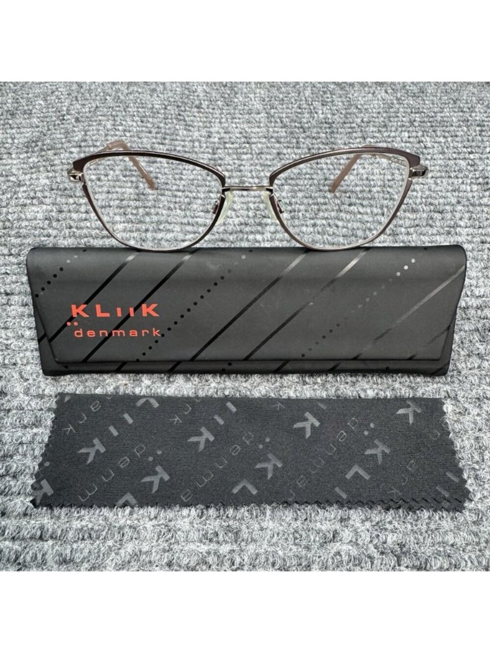 Kliik Denmark Eyeglasses 692 M109 Womens Gold Pink 47-16-135 Cat Eye FRAMES ONLY